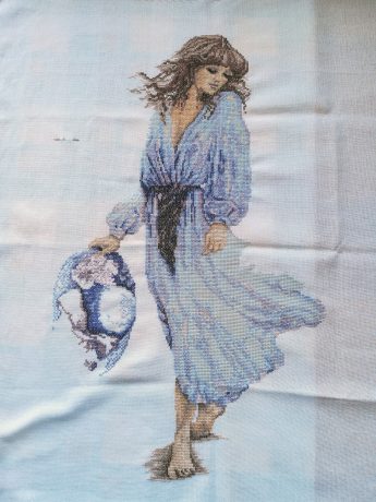 Lady in blue - етап